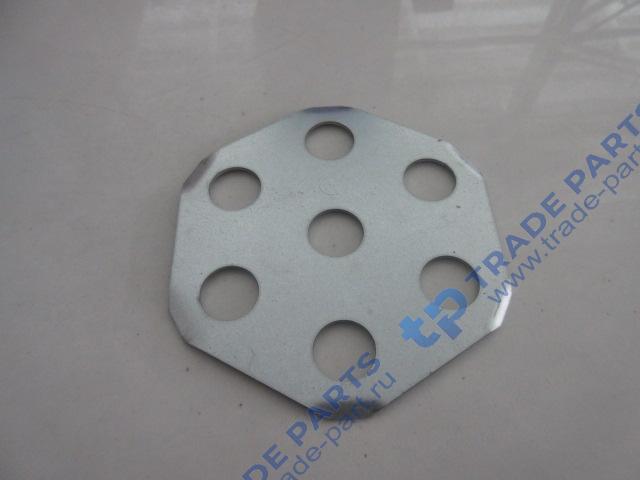 Реальная фотография шайба балансира стопорная 6 угольная, 7 отверстий, d18 shacman x3000, x5000