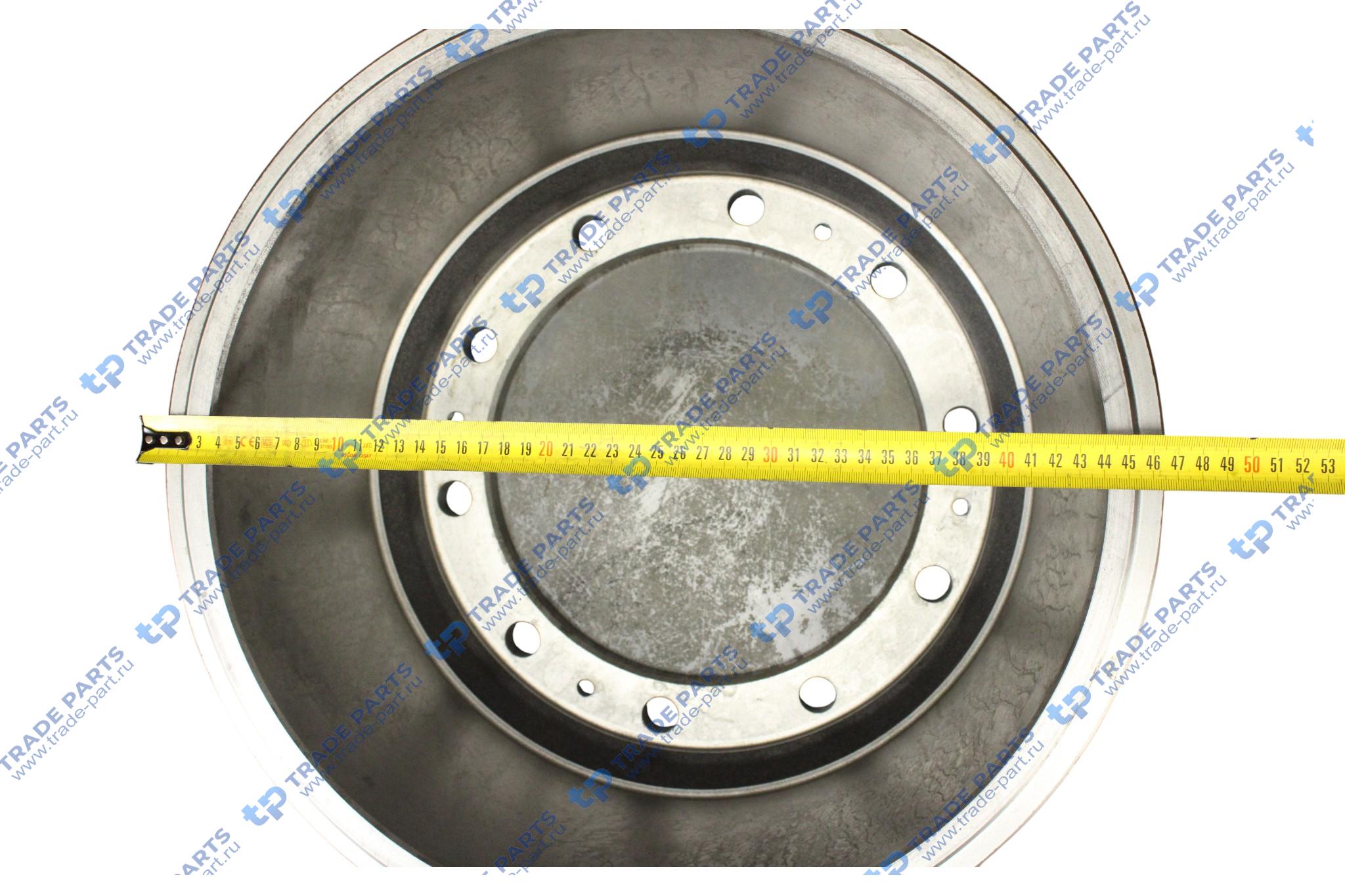 Реальная фотография барабан тормозной iveco eurotrakker задний 410*205*282 пр-во турция