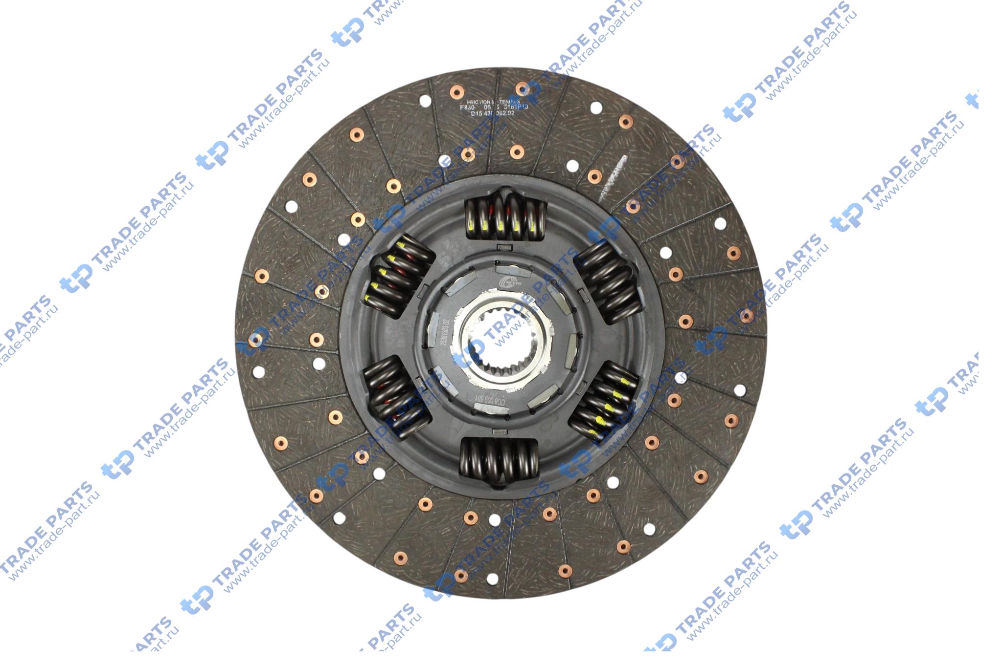 Диск сцепления 430 мм для грузовиков MAN TGS/TGX с 2017 г