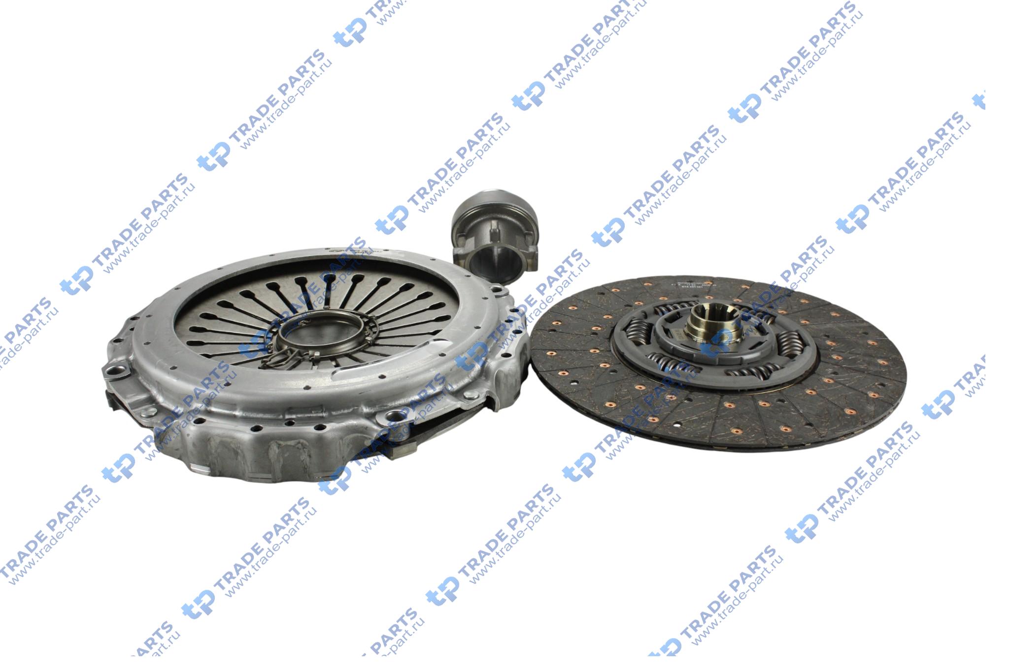 Реальная фотография комплект сцепления d430 (корзина+выжимн.подш.+диск) iveco stralis, eurostar eurotech,eurotrakker