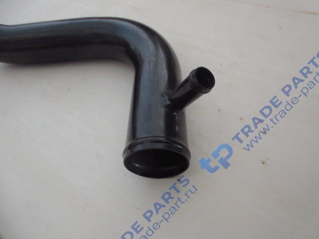 Реальная фотография патрубок радиатора нижний сливной shacman x6000 качество о