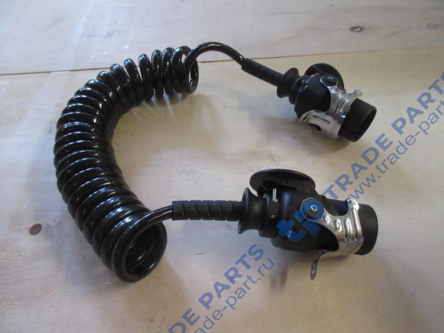 Реальная фотография кабель электрический тягач-прицеп 15-pin sitrak 24v