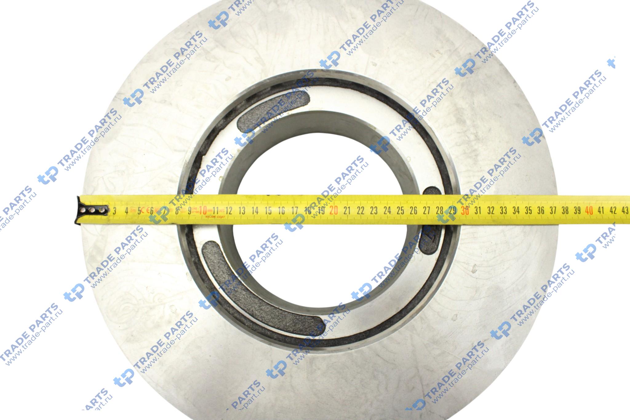 Реальная фотография диск тормозной mercedes atego задний (377/176х45/138 8n m14х1.5мм) пр-во турция