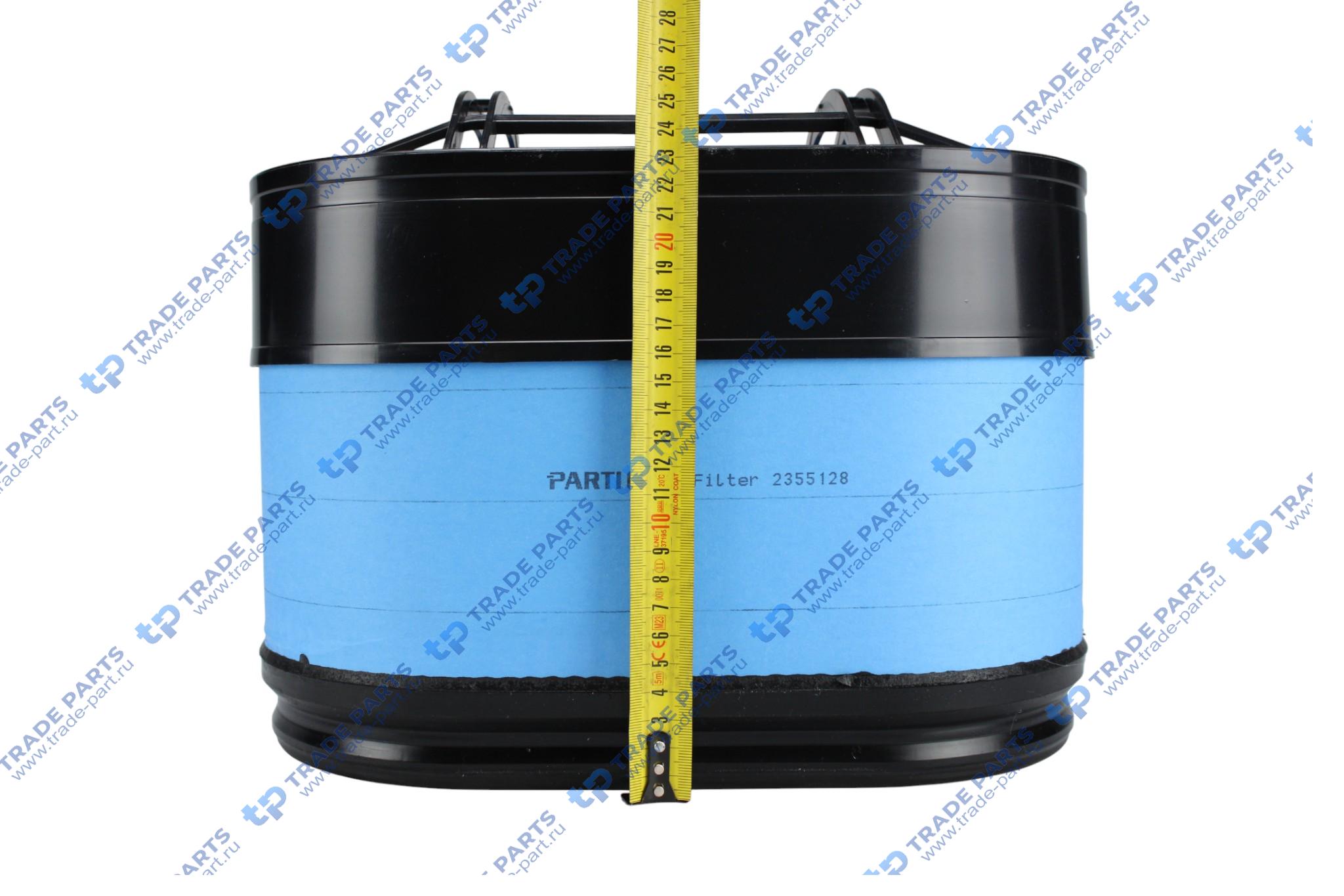 Реальная фотография фильтр воздушный основной кассета+картридж powercore new scania