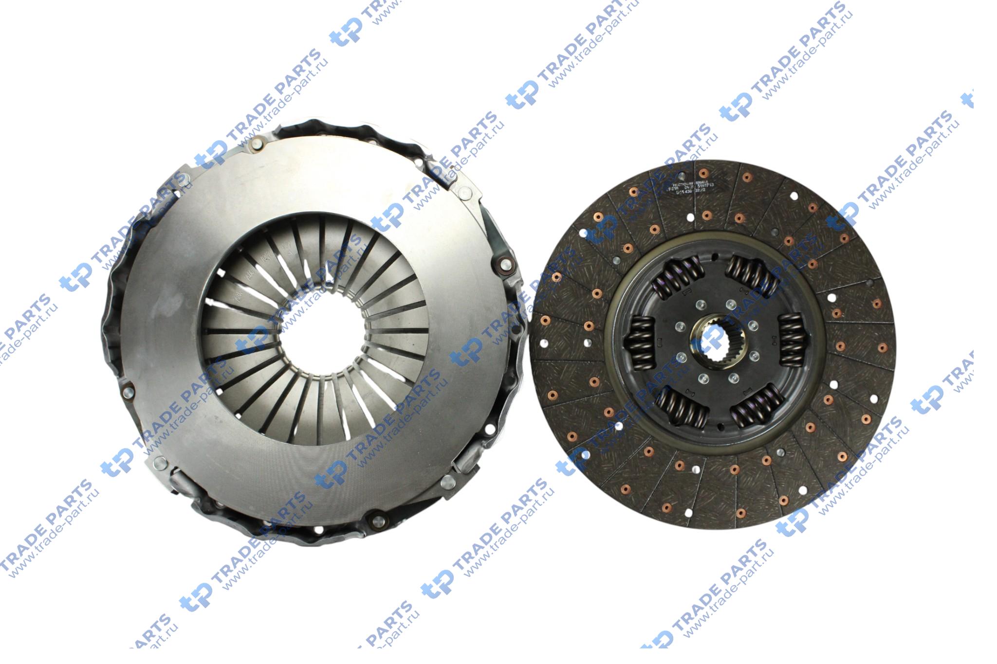 Реальная фотография комплект сцепления без выжимного renault gamme t, gamme k, gamme c (euro 5), gamme d (euro 6)