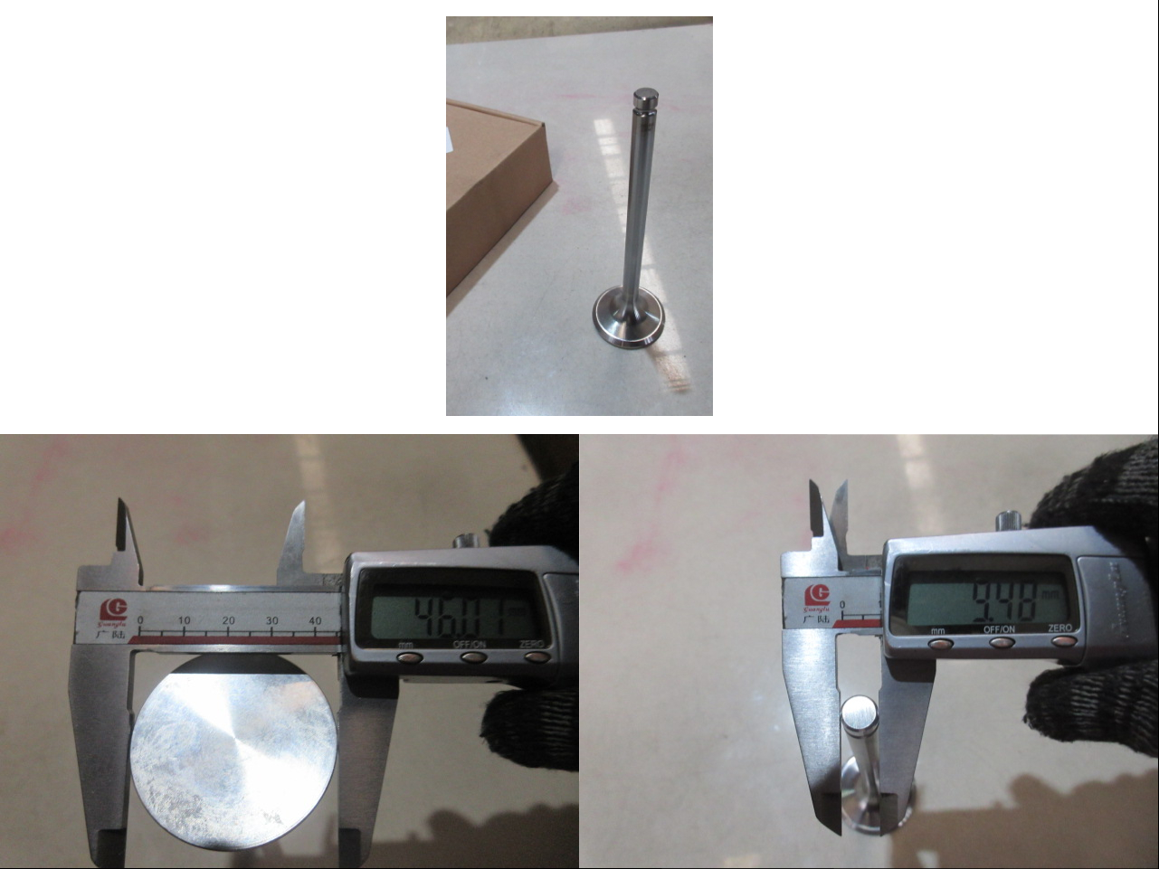 Клапан выпускной (малый) D=46 дв. C8.3, 6CT