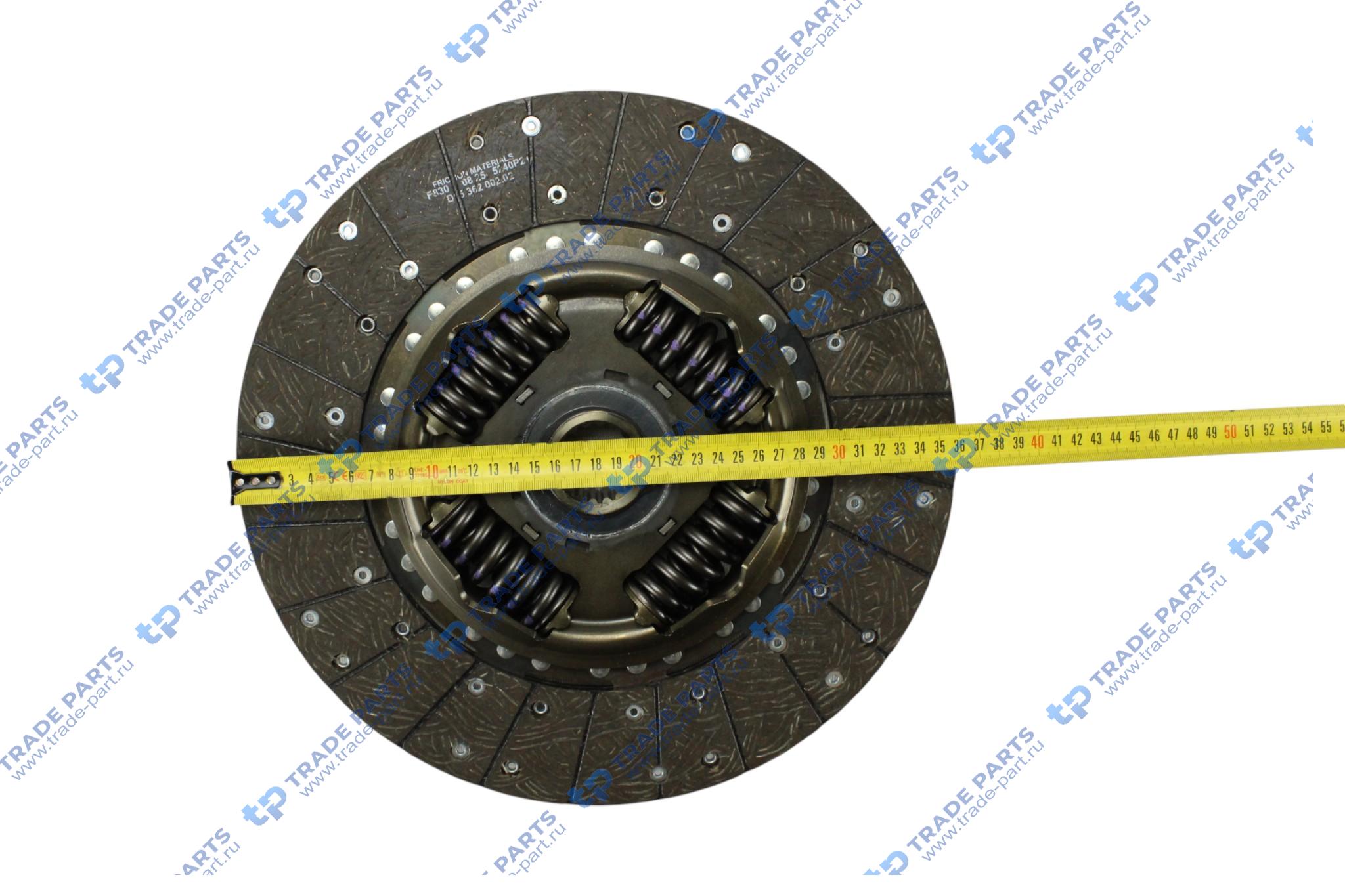 Реальная фотография диск сцепления mb om934 g71-6, g90-6 362mm.