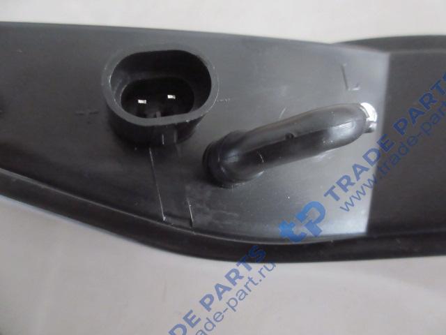 Реальная фотография фонарь на козырек x3000, белый, левый