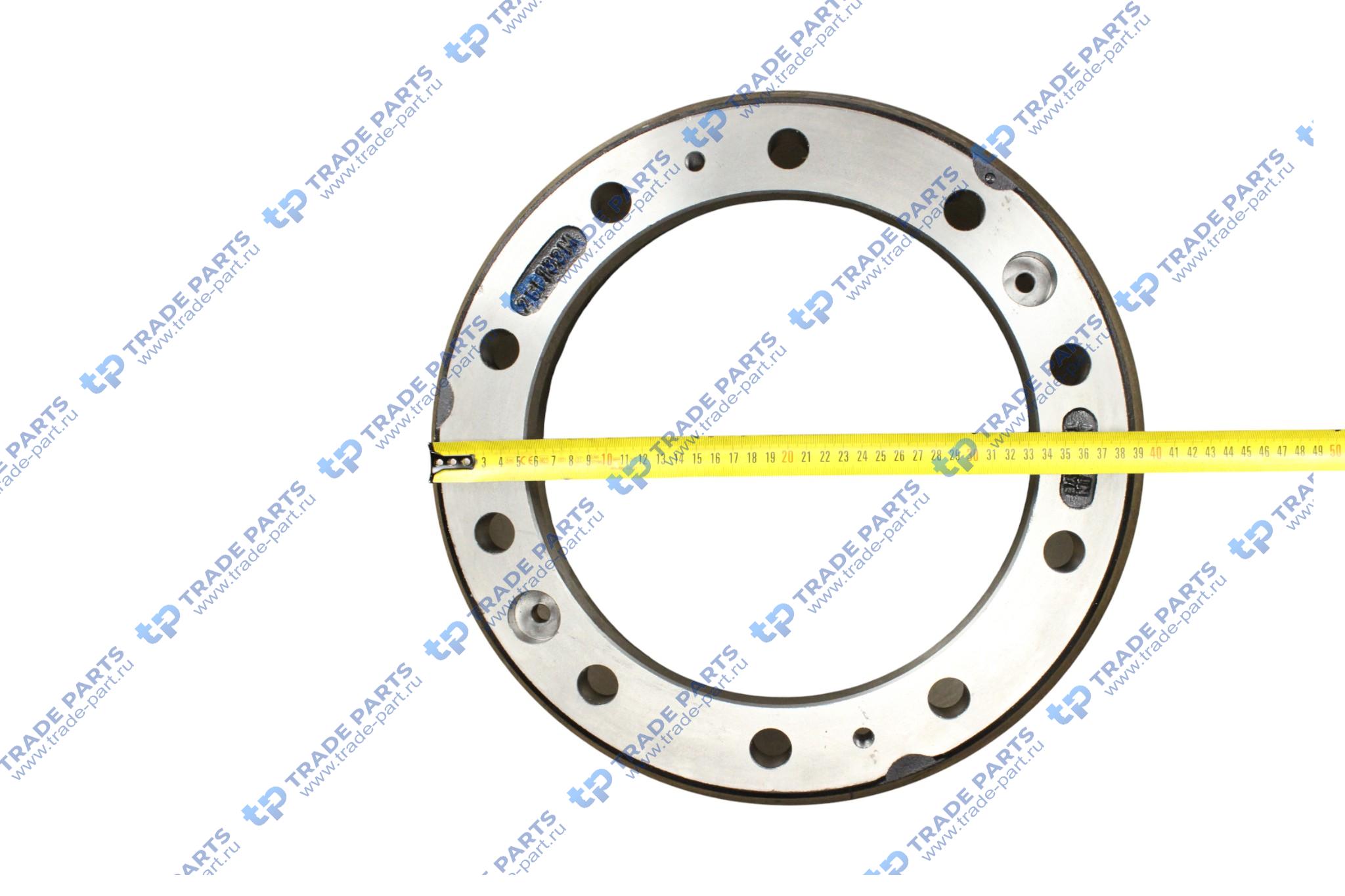 Реальная фотография барабан тормозной iveco eurotrakker передний 410x190 h=257 d=285/335м пр-во турция