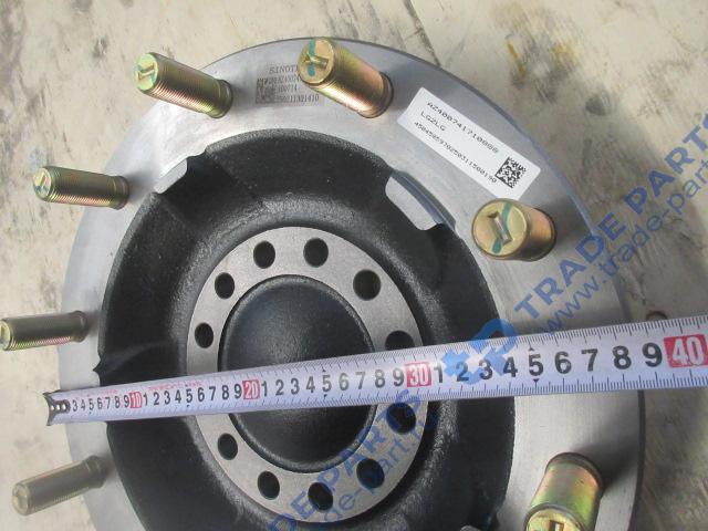 Реальная фотография ступица передняя с колесными шпильками балка vpd71 sitrak аналог wg4071418041 качество о