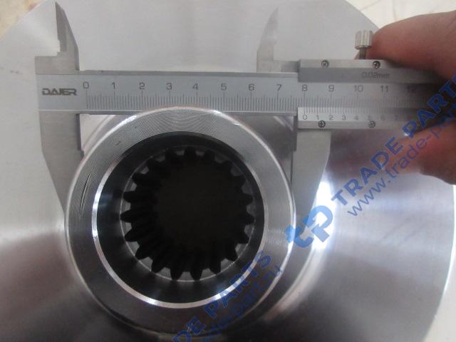 Реальная фотография фланец передний выходного вала 14 болтов кпп sdlg нового образца