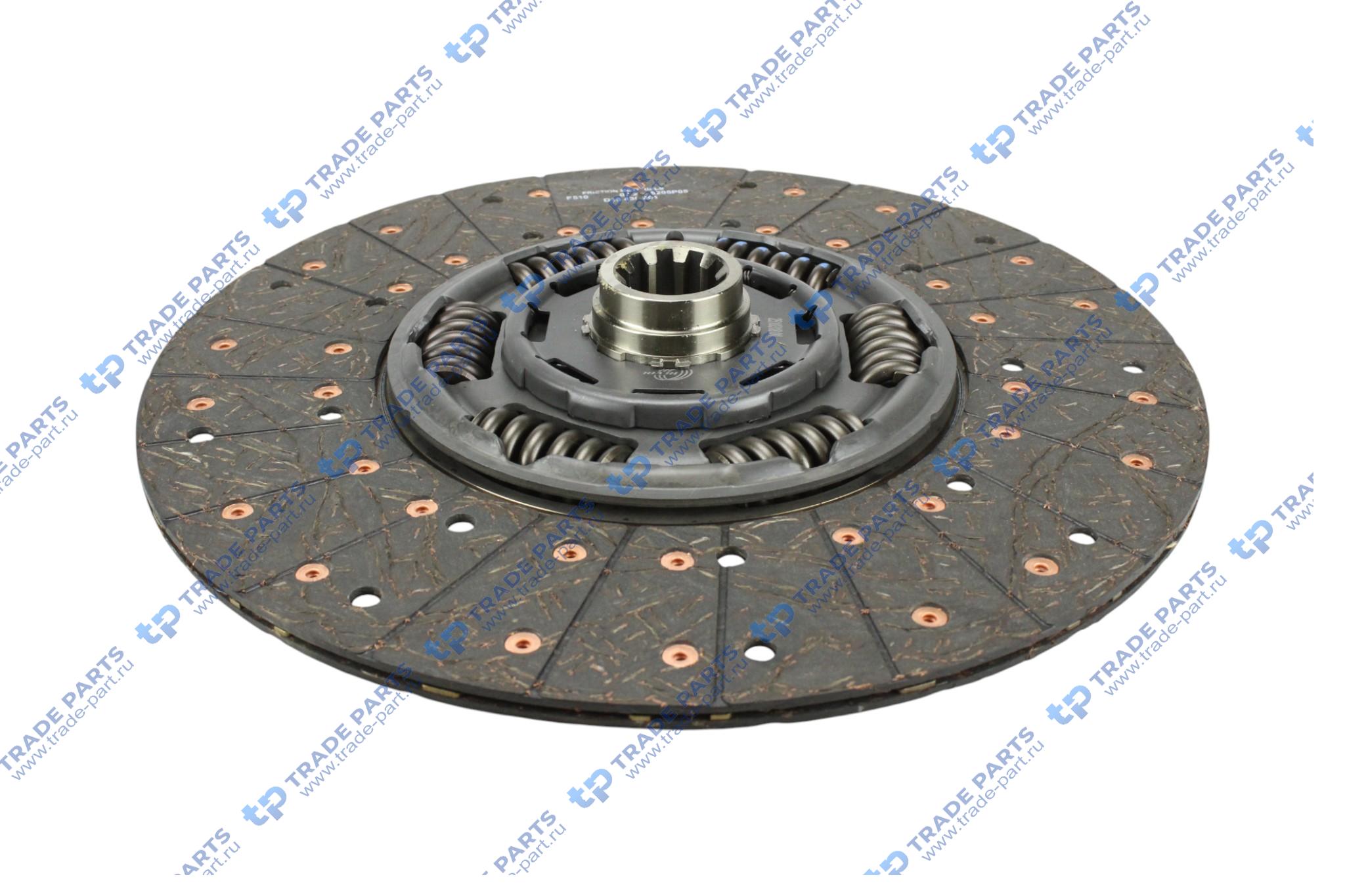 Реальная фотография диск сцепления ford cargo ecotorq 9,0 zf 9s1310 430 mm.