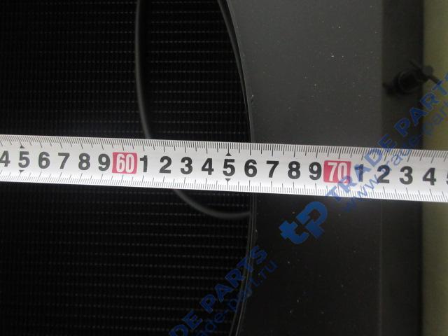 Реальная фотография радиатор водомасляный 700*805*110 d=60 (нижн.) d=45 (верх.) с диффузором