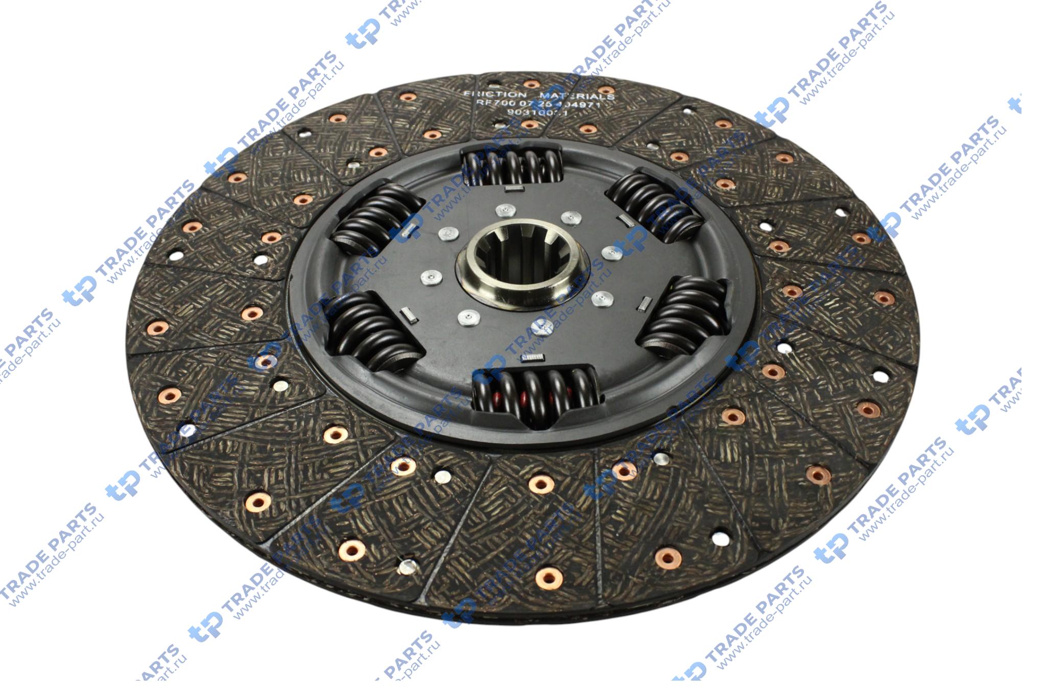 Реальная фотография диск сцепления ford ecotorq 12,7 zf 16s2230 430 mm.