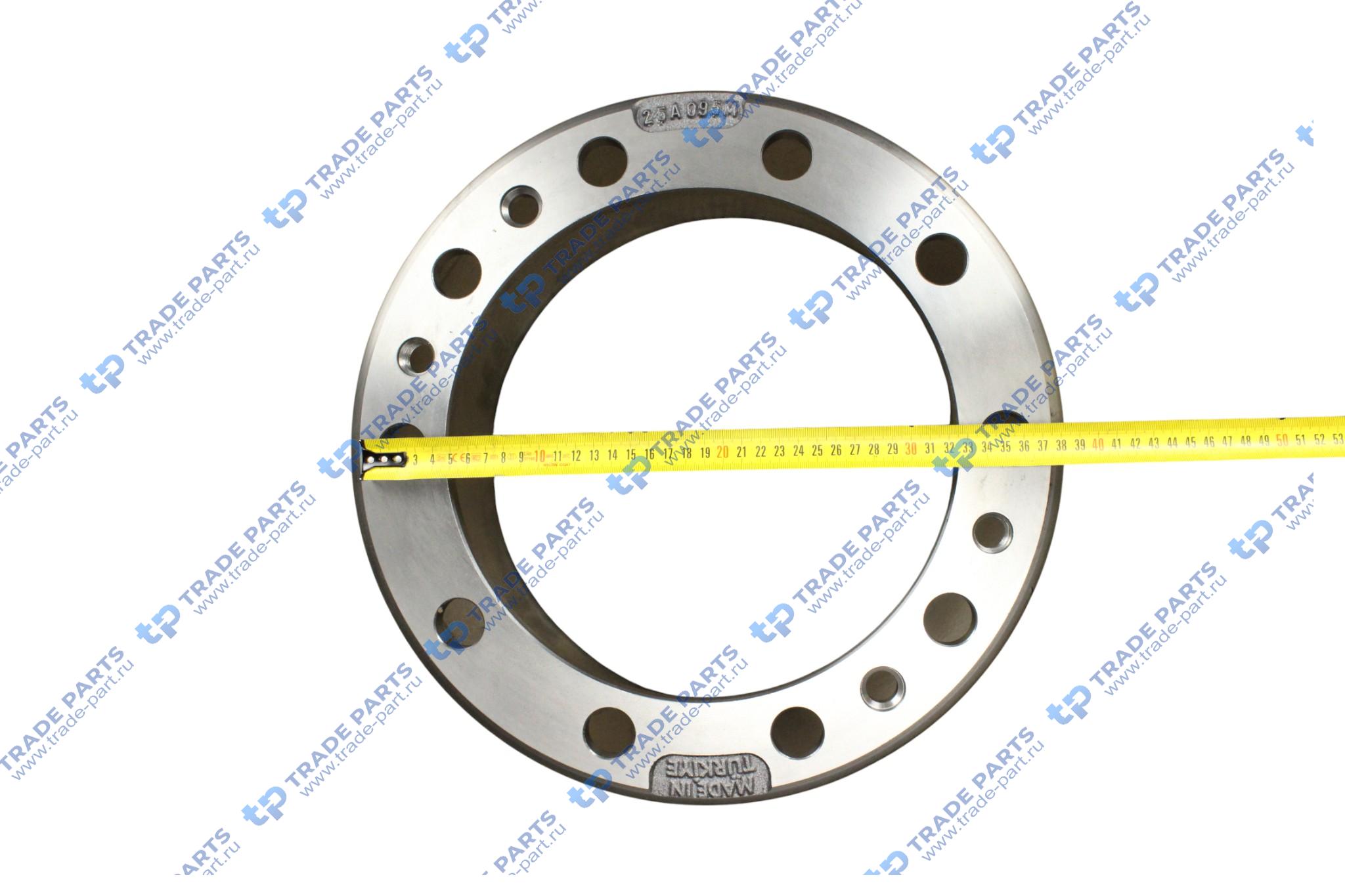 Реальная фотография барабан тормозной 410x225/230 h=306 d=282/335 n10x28 omn volvo fh/fl/fm 10-12 задний пр-во турция