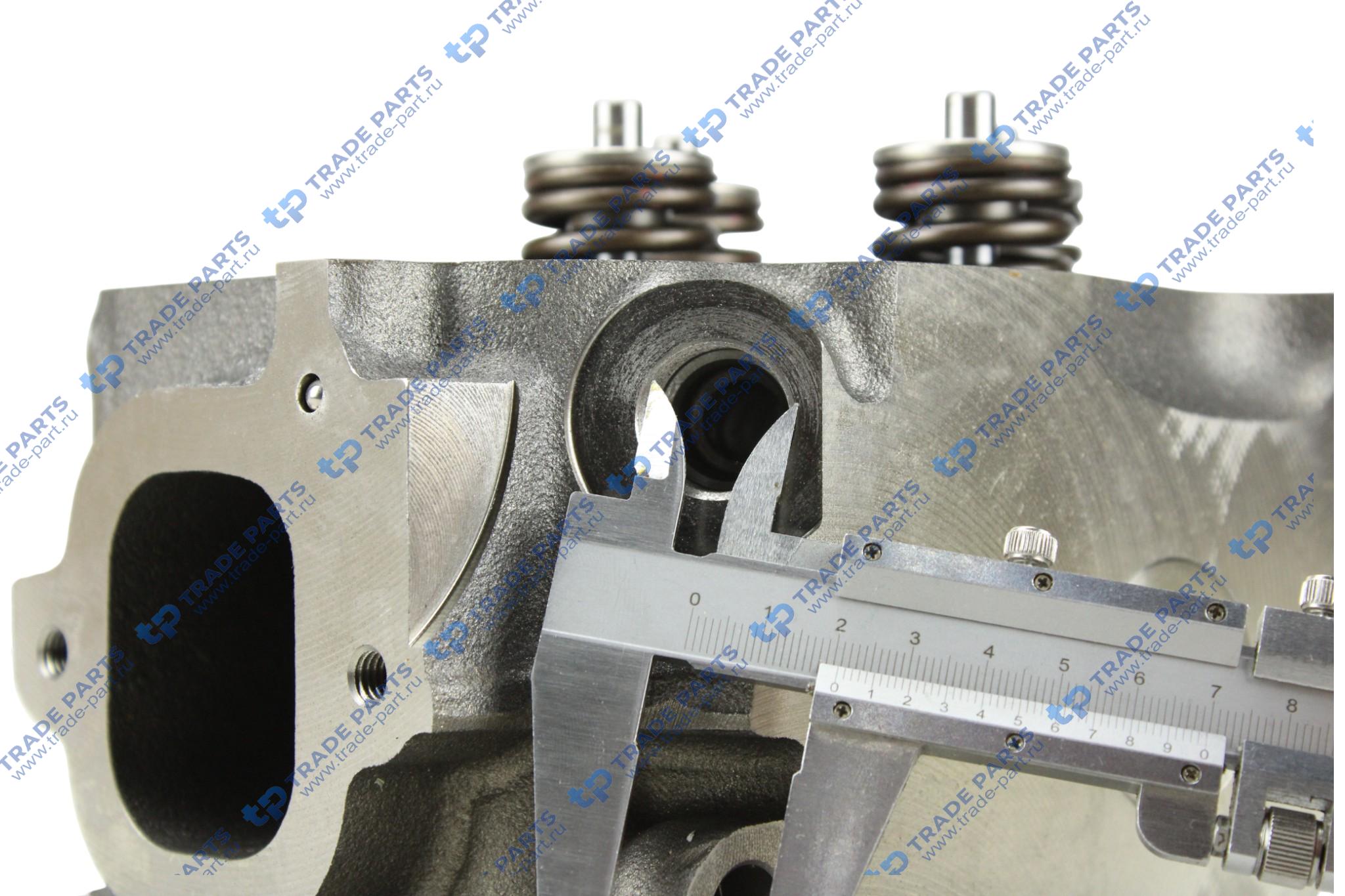 Реальная фотография головка блока цилиндров в сборе с клапанами камаз 5490, mb om457