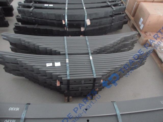 Реальная фотография рессора задняя в сборе t5g 12 листов, 25*90 качество а+