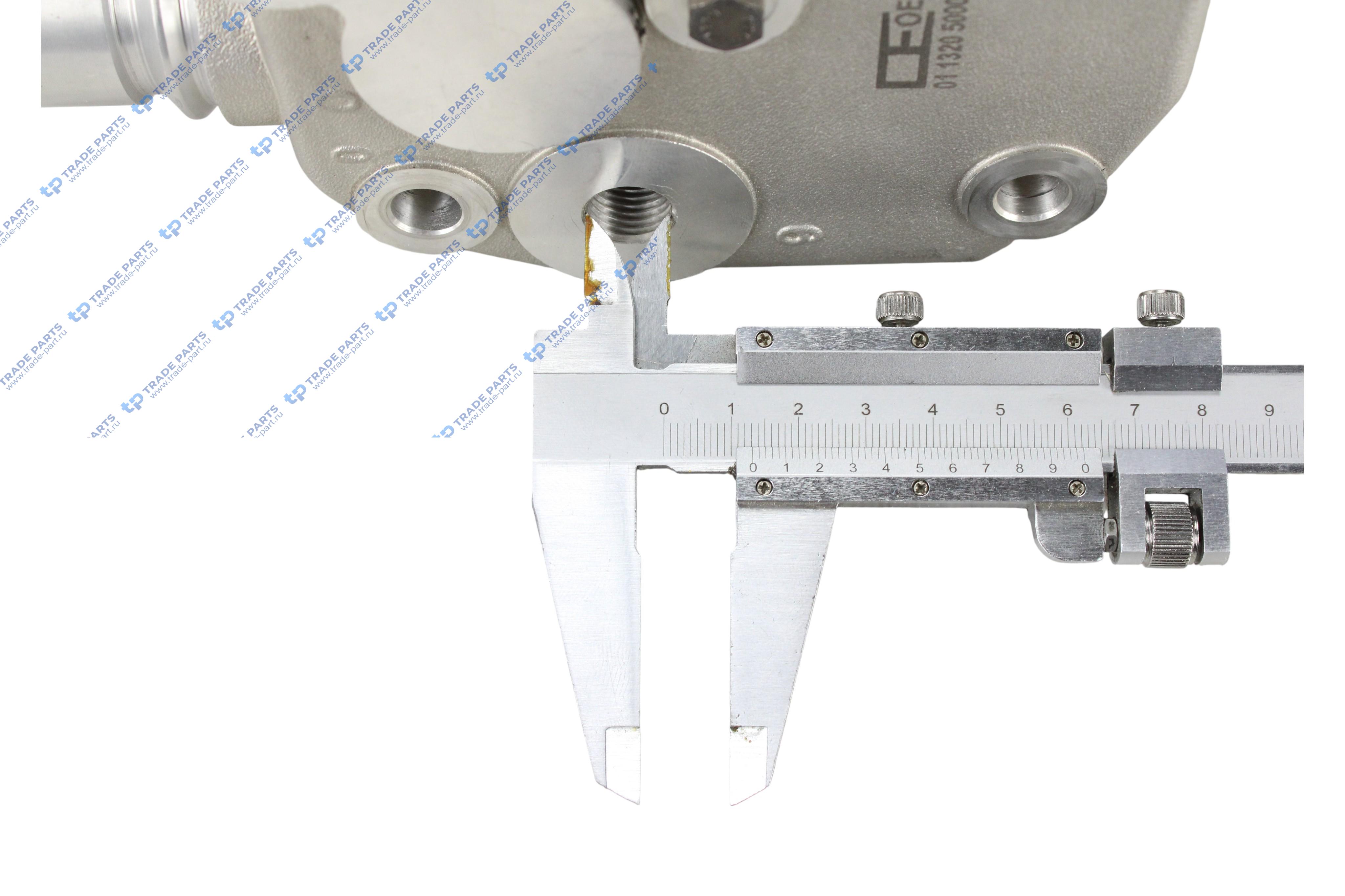 Реальная фотография головка компрессора в сборе mb om501/502 v8 euro 4/5 горизон.