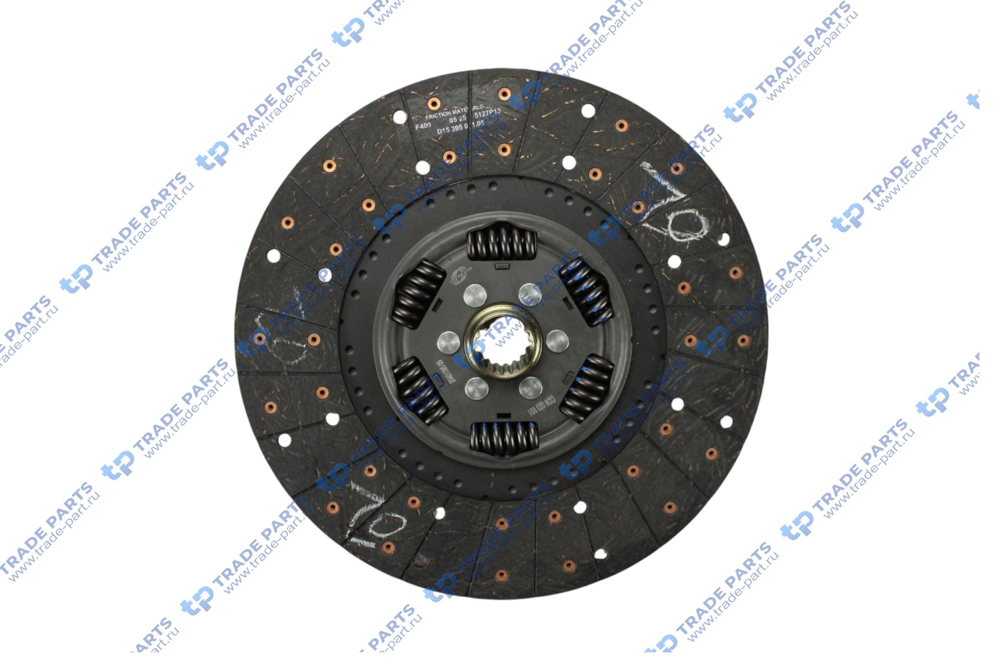 Реальная фотография диск сцепления mb om906la 230 hp. g131 395 mm.