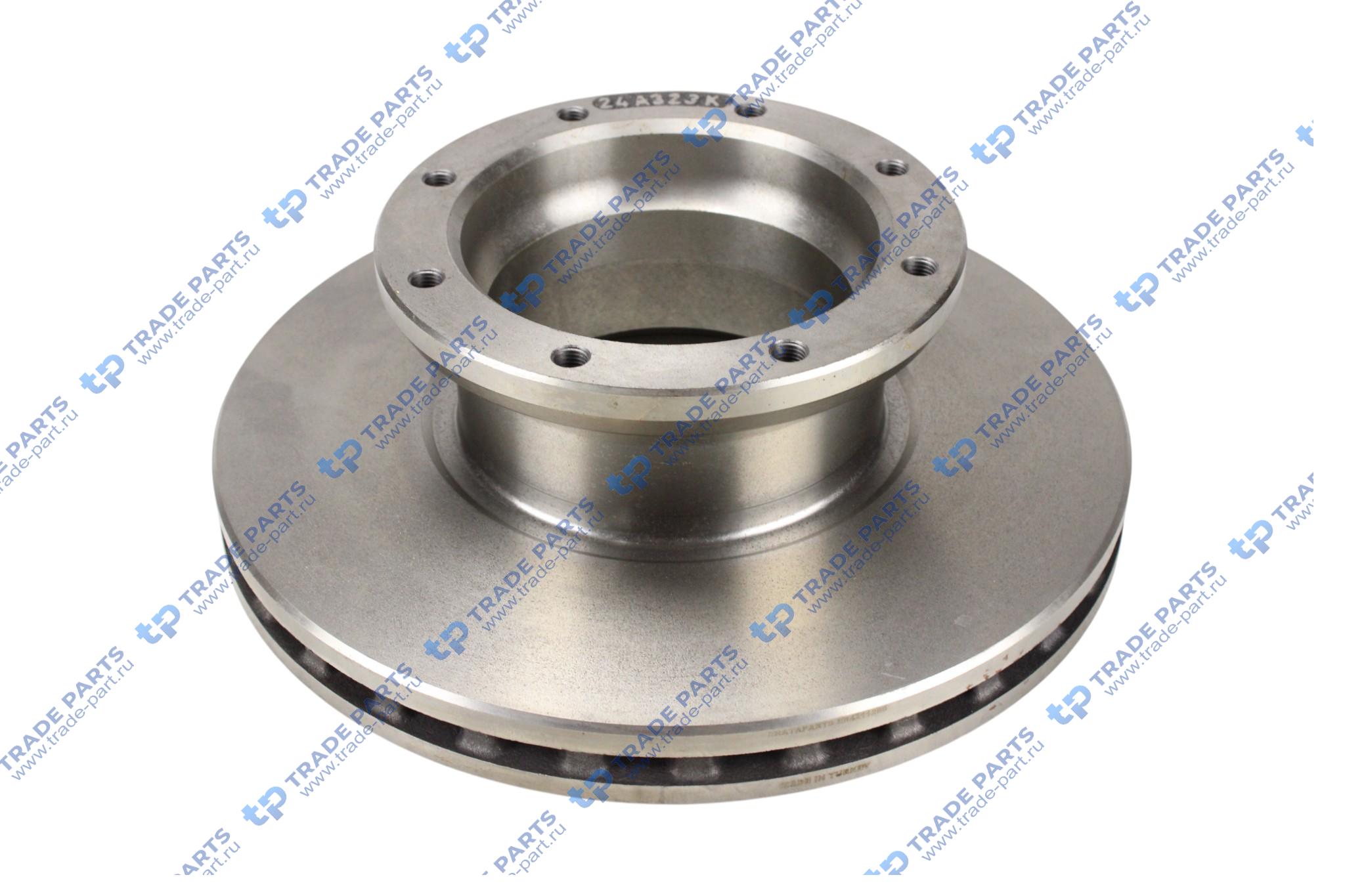 Реальная фотография диск тормозной передний atego 335*34*110.9/8*m12*1.5 пр-во турция