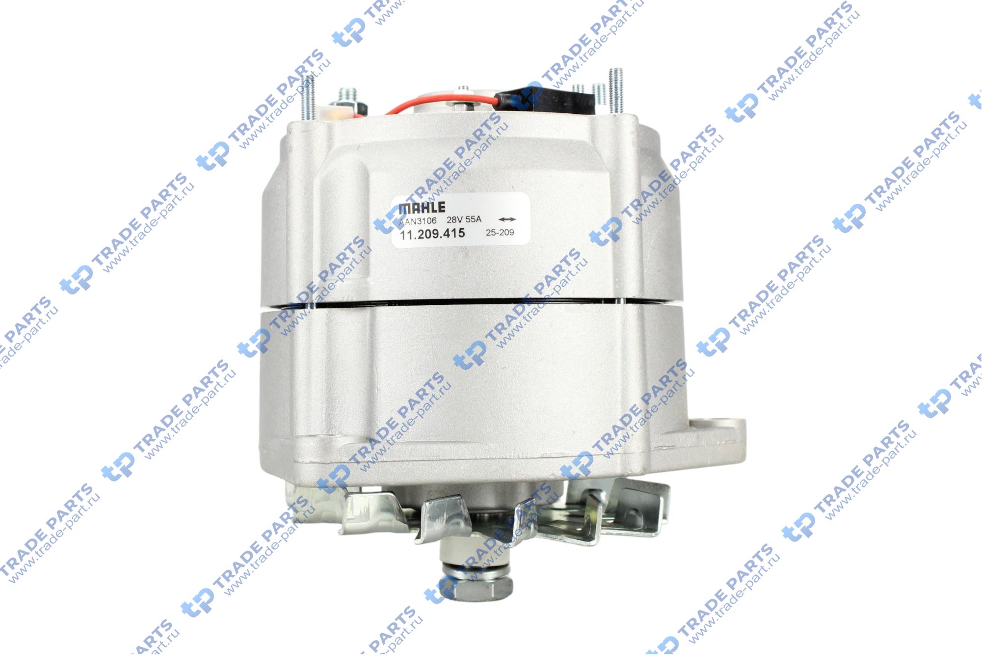 Реальная фотография генератор 28v/55a daf, man, maz, mb