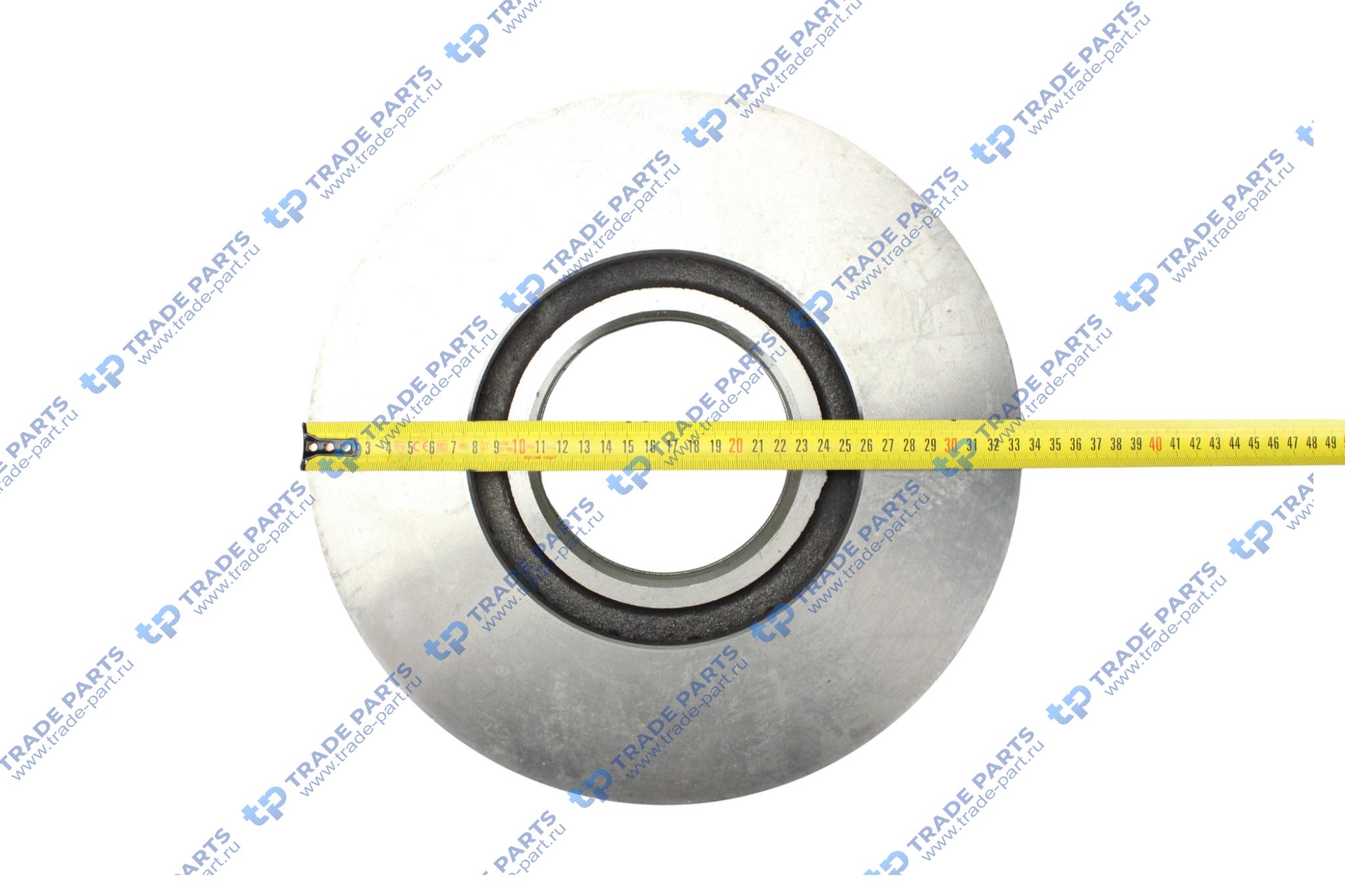 Реальная фотография диск тормозной 335*176*34 man l2000/tgl пр-во турция