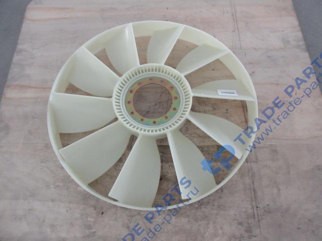 Реальная фотография крыльчатка вентилятора d=640 10 лопастей с ободом howo vg2600060446