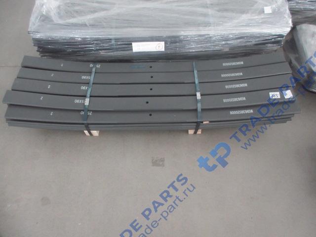 Реальная фотография лист задней рессоры №2 прямой