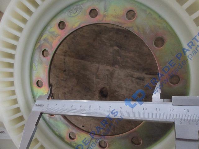 Реальная фотография крыльчатка вентилятора d=590 10 лопастей с ободом howo vg1500060447