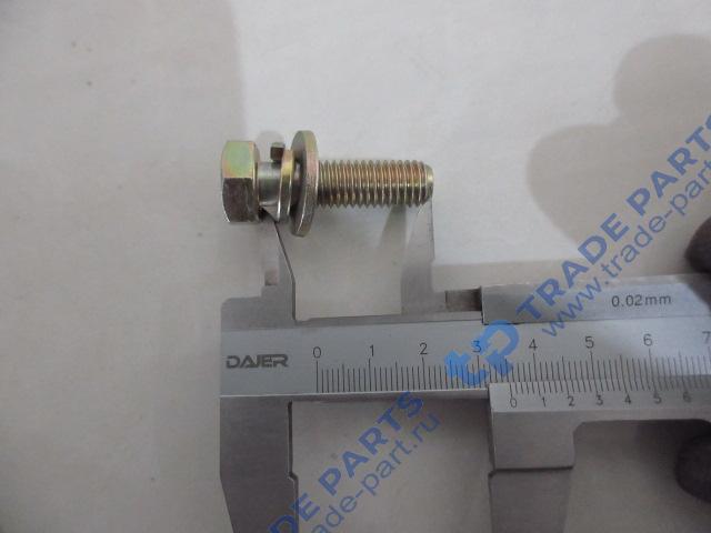 Реальная фотография болт м10х35 комбинированный faw j6 4180 качество о