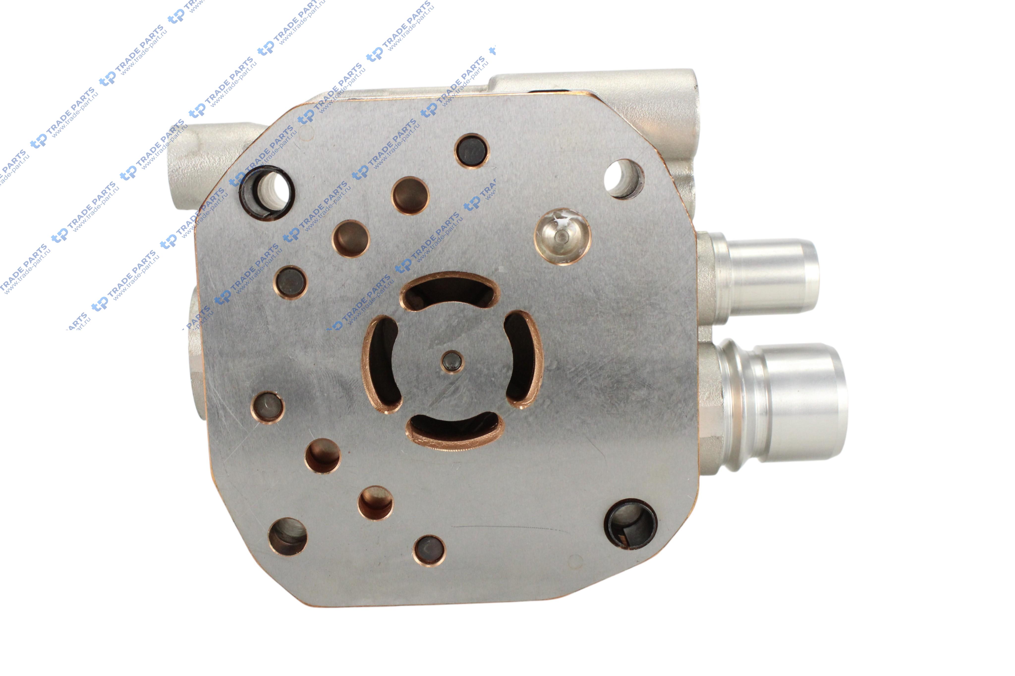 Реальная фотография головка компрессора в сборе mb om501/502 v8 euro 4/5 горизон.