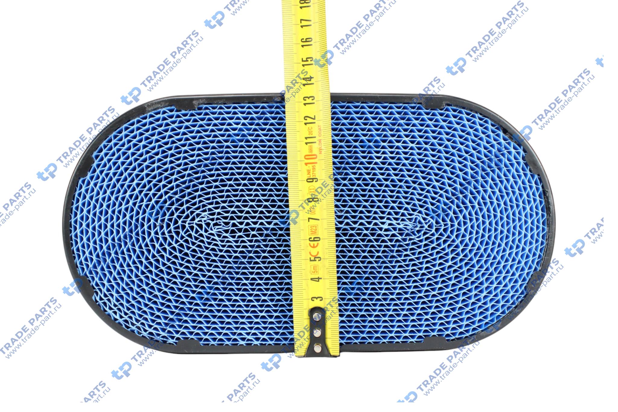 Реальная фотография фильтр воздушный 235x255x123 овальн. iveco eurocargo