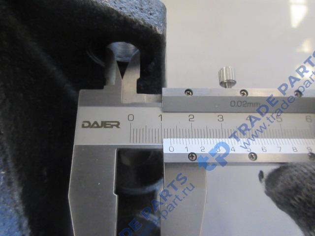 Реальная фотография кронштейн ограничителя буфера задней рессоры faw j6