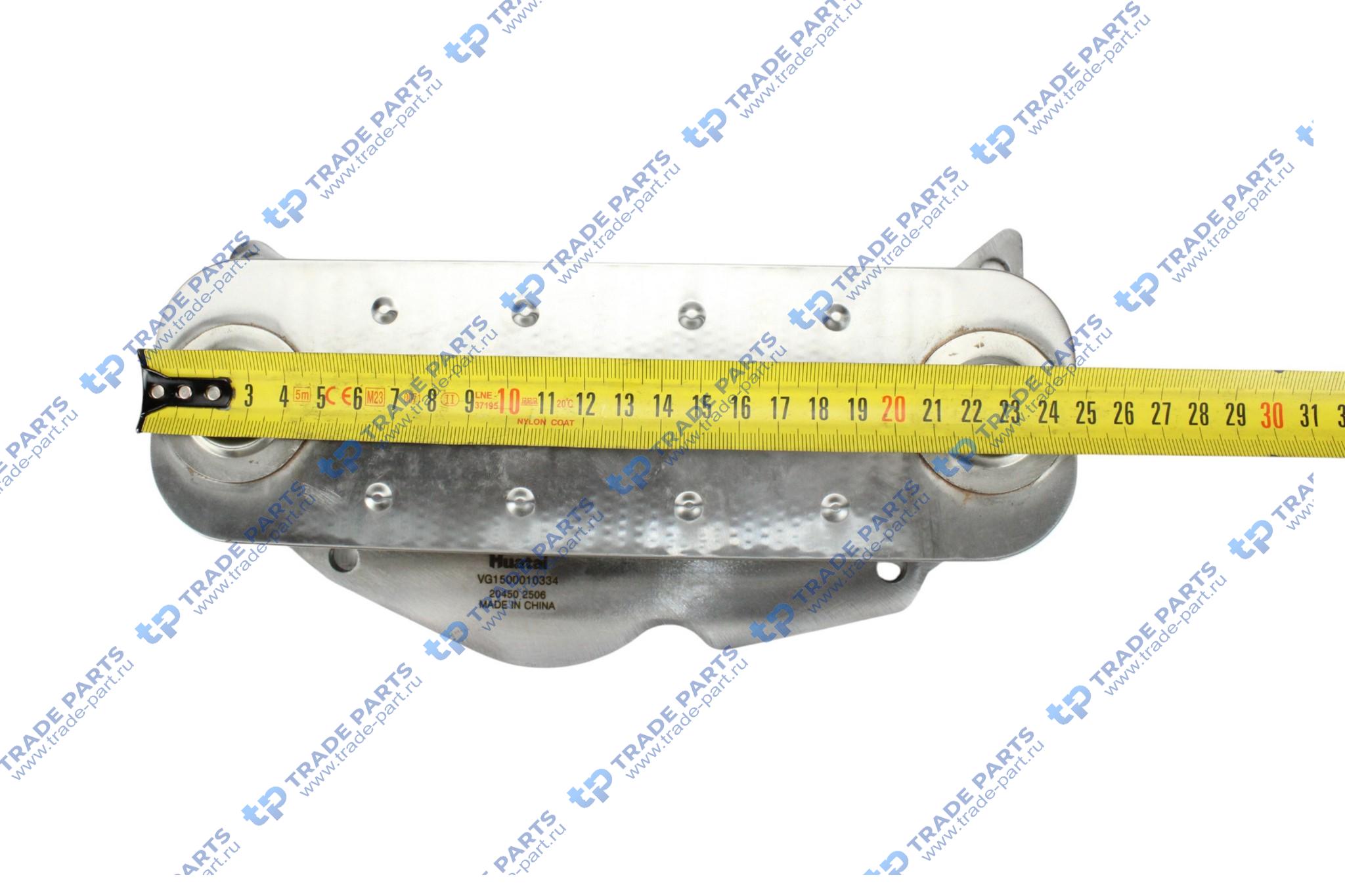 Реальная фотография радиатор масляный (маслоохладитель) теплообменник vg1500010334/az1500010334 huatai