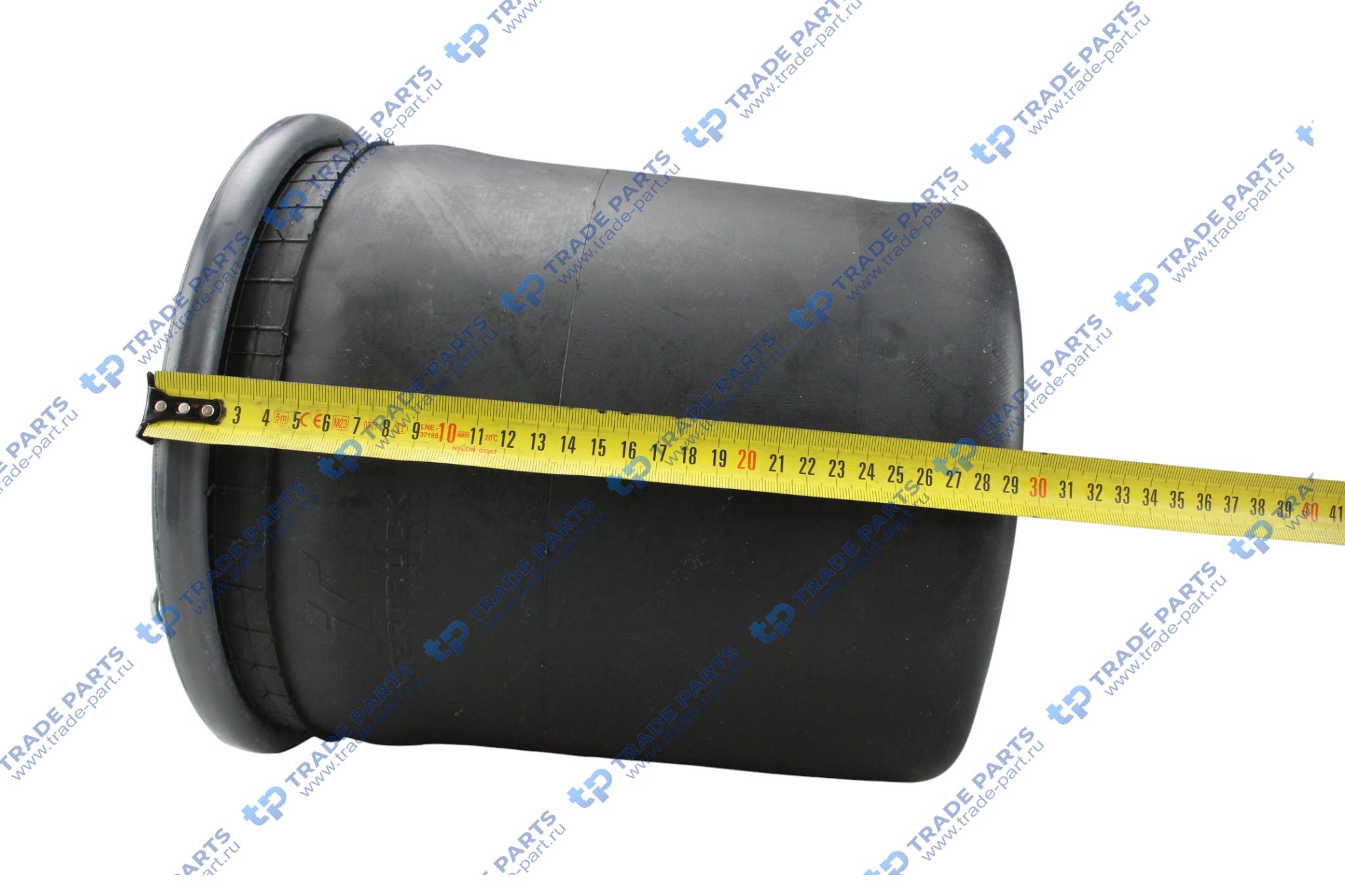 Реальная фотография пневморессора scania r series (металлический стакан) (2 штыря d=12мм, 1 отв. м16х1.5мм)