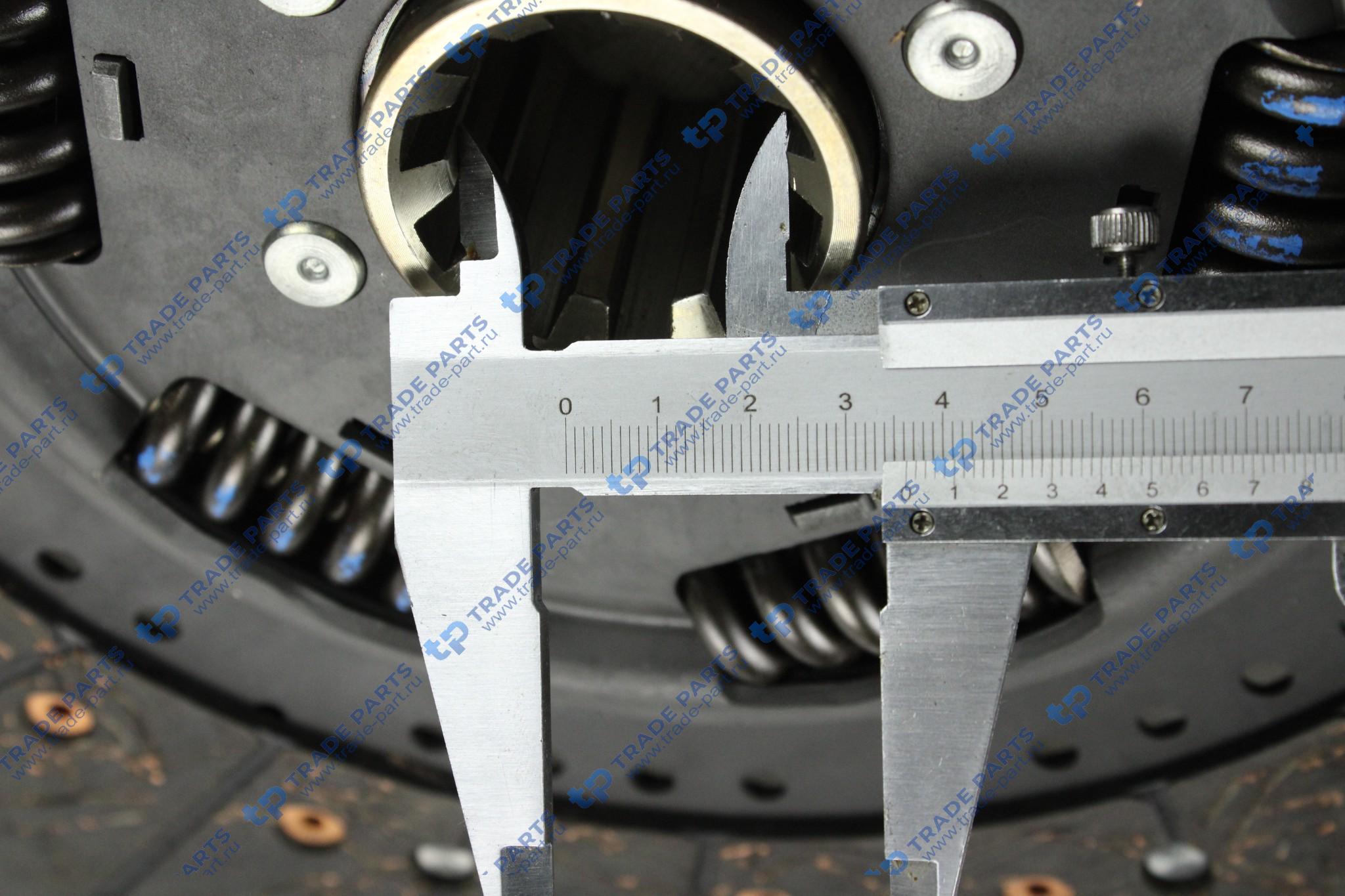 Реальная фотография комплект сцепления 395 mm z=10 rvi midlum premium 2, volvo fe