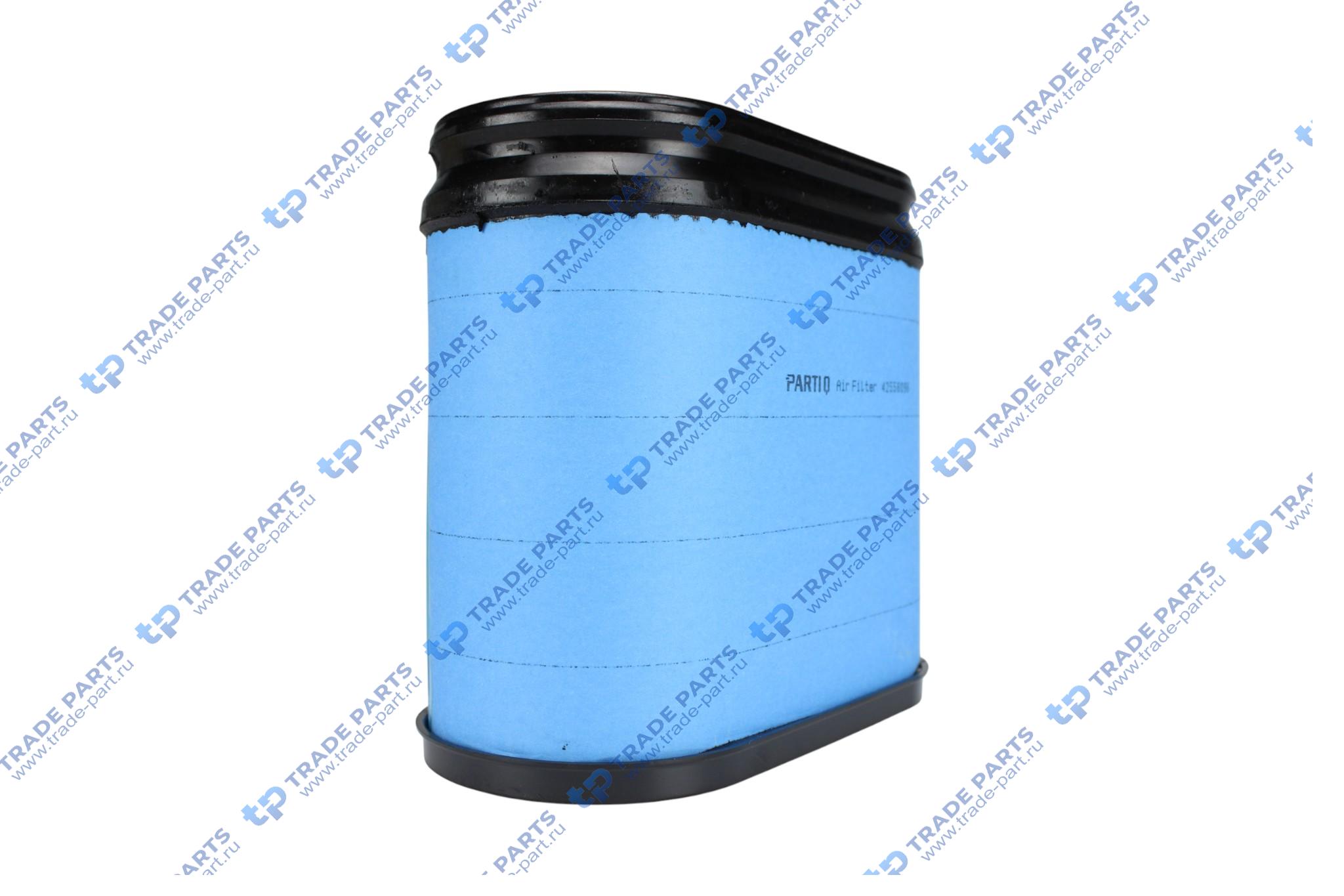 Реальная фотография фильтр воздушный 235x255x123 овальн. iveco eurocargo