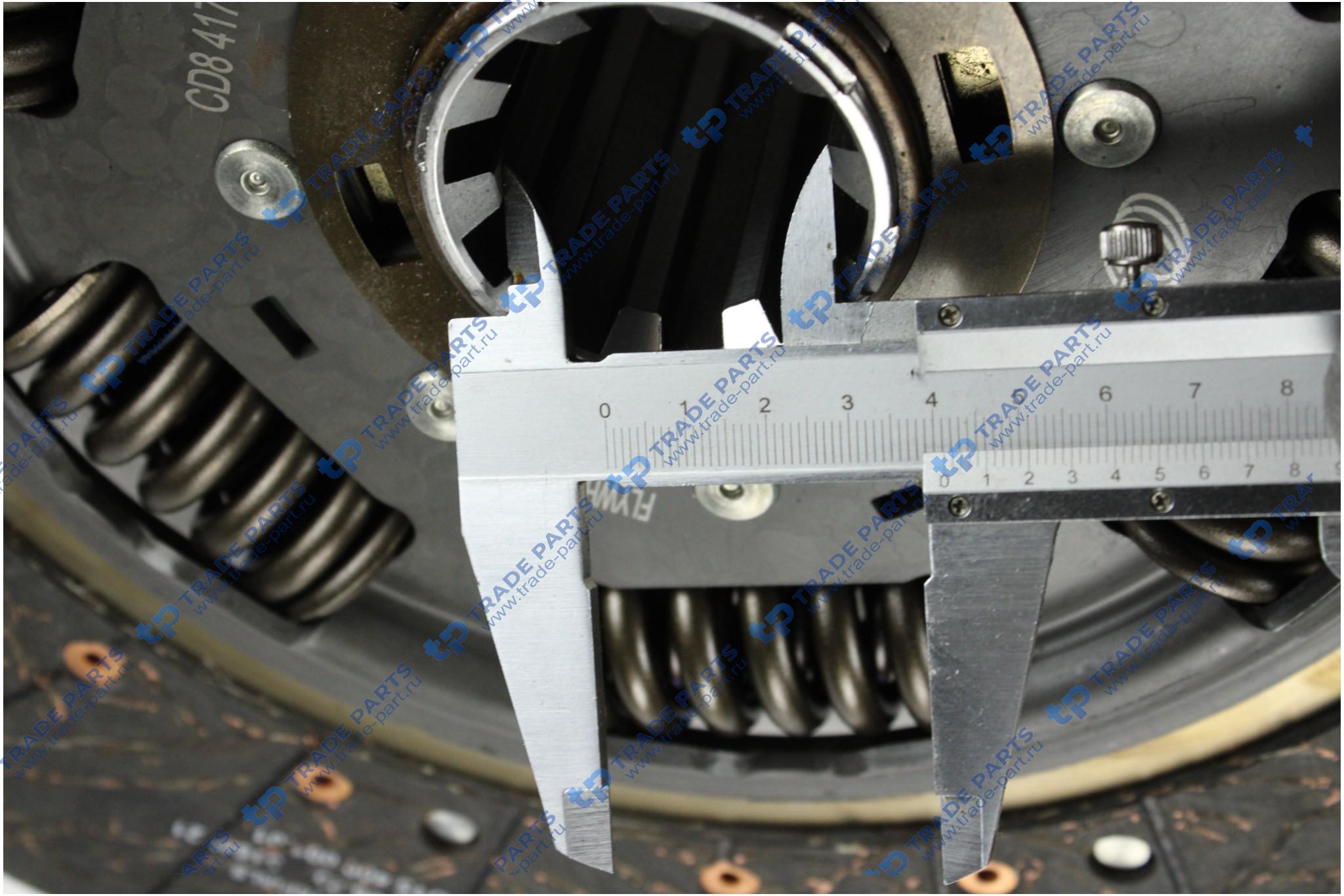 Реальная фотография комплект сцепления ford ecotorq 12,7 zf 16s2230 400 mm. twin disc