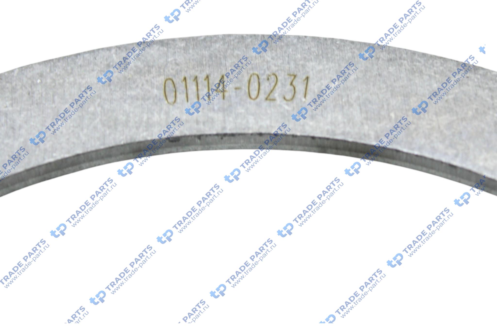 Реальная фотография полукольца коленвала  mc11  200v01114-0230 huatai