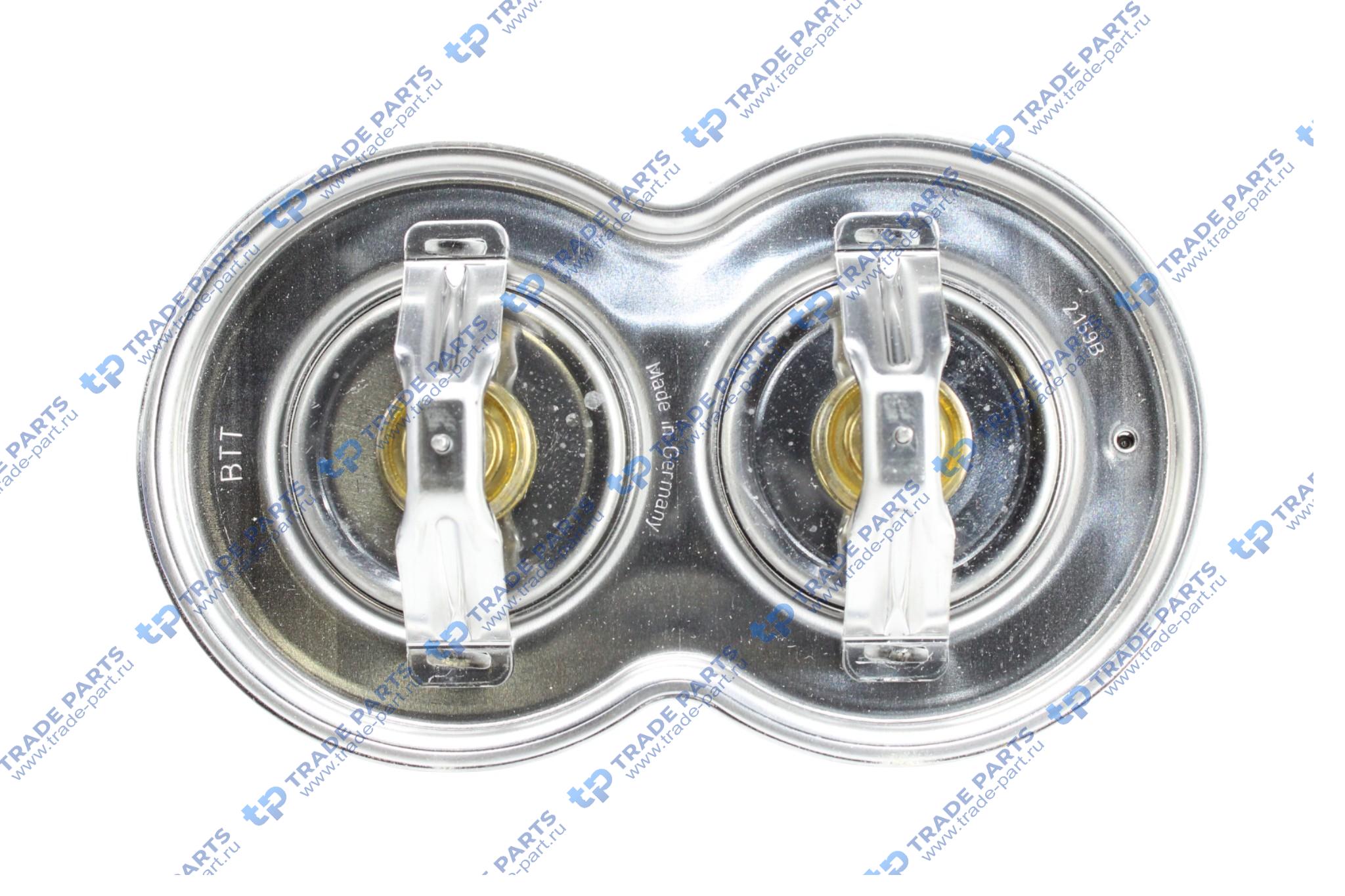 Реальная фотография термостат двойной 80°с + 87°c scania 4/p/g/r/t серия с прокладкой