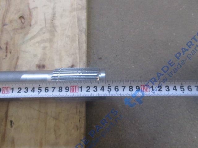 Реальная фотография полуось моста левая со шлицами блокировки faw j6 3250,3310,3250