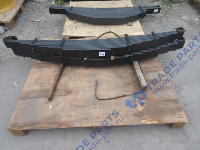 Реальная фотография рессора передняя в сборе 10 листов faw j6 ca3250 6x4