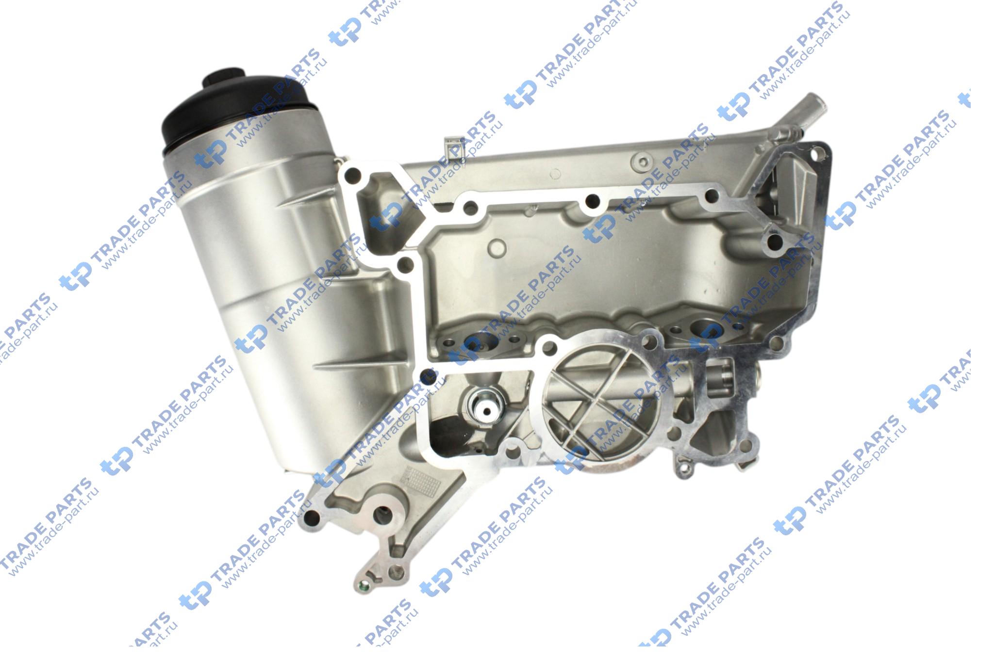 Реальная фотография корпус масляного радиатора mb om 501/502 la