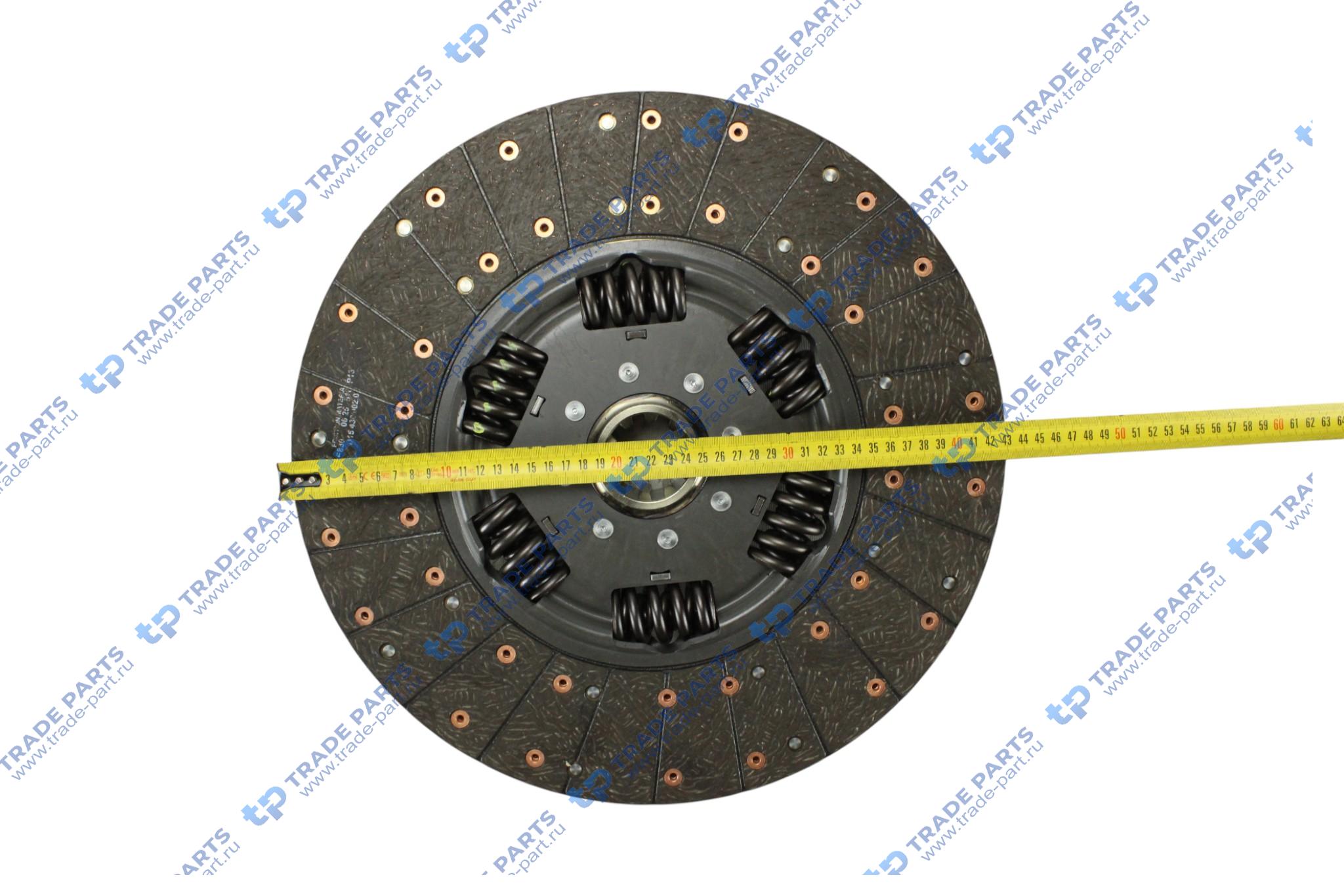 Реальная фотография комплект сцепления без выжимного d430 f max (euro 6) 500 cargo (euro 6)