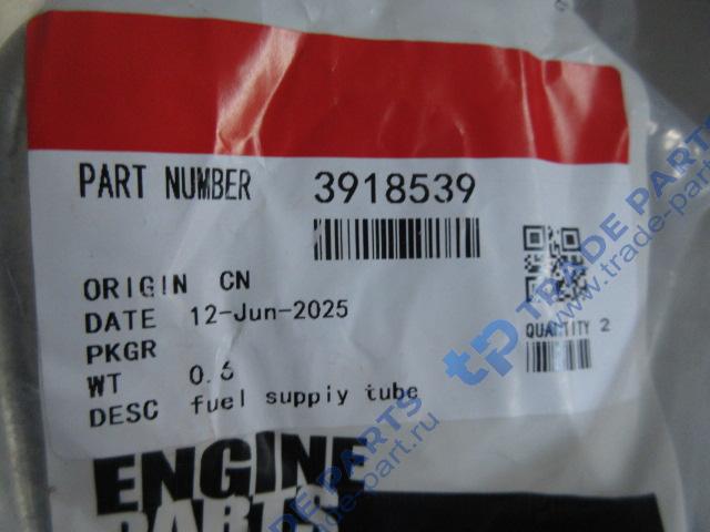 Реальная фотография трубка подачи топлива к тннд