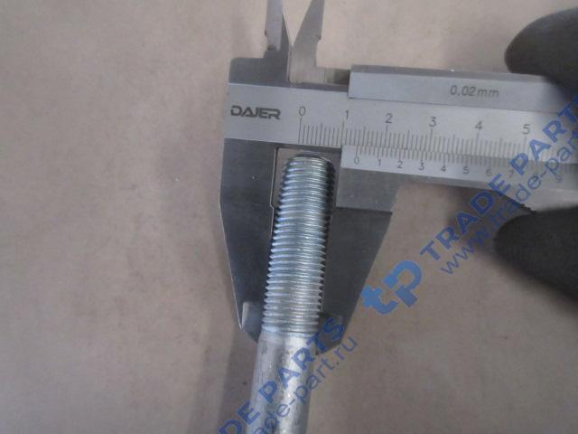 Реальная фотография болт m14*1.5*130 стопорный с шестигранным фланцем sitrak c7h max качество о