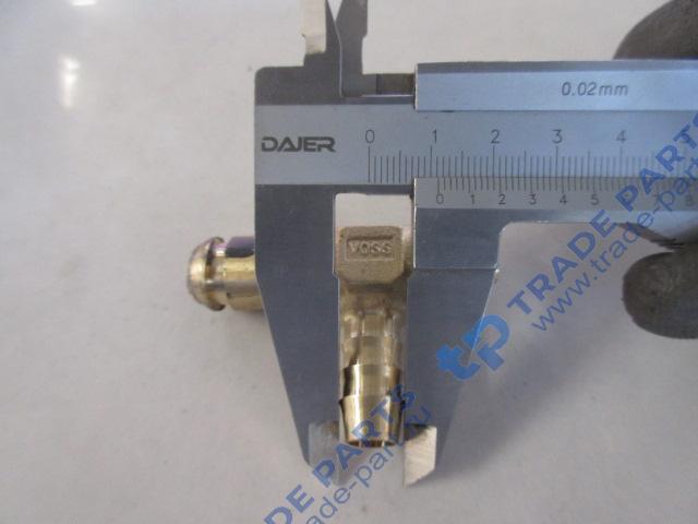 Реальная фотография штуцер т-образный тройник тормозной системы ng12/nw9/nw6 howo t5g, sitrak c7h