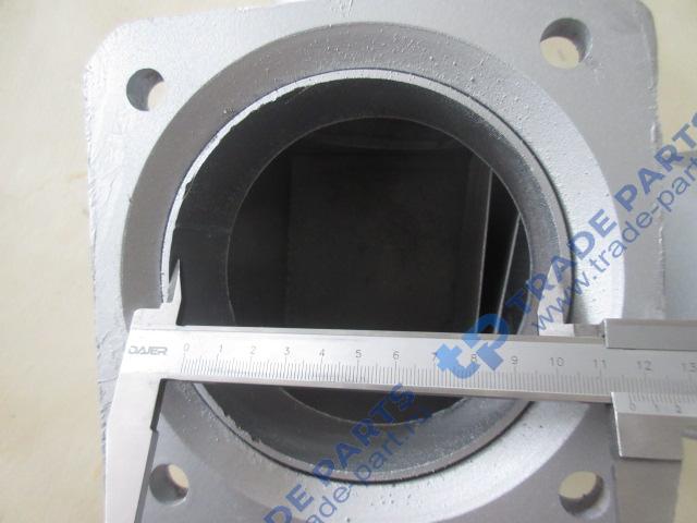 Реальная фотография гофра (тройник выхлопной системы) shaanxi dz93259540030/dz93259540500