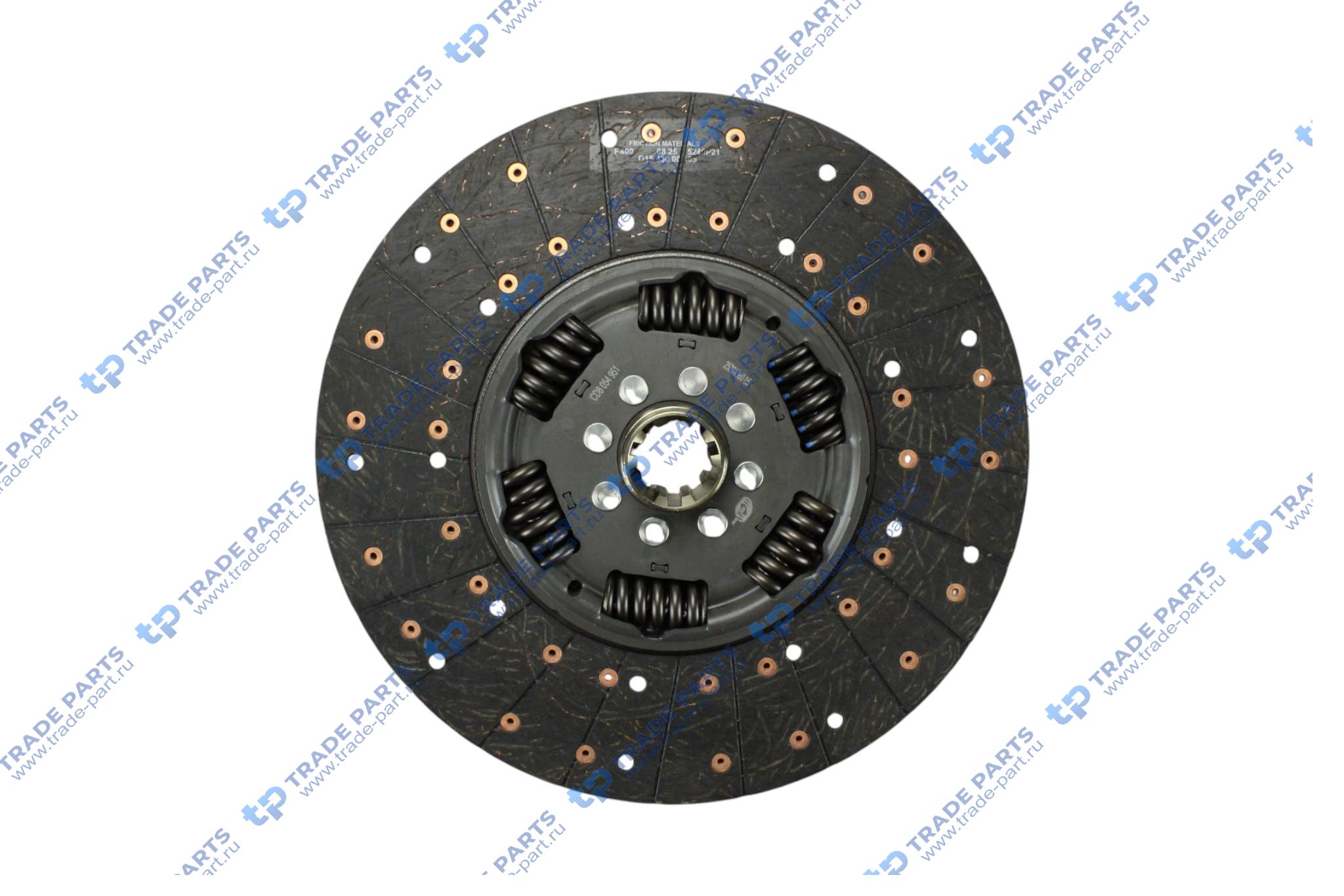 Реальная фотография диск сцепления d430 z=10 iveco eurostar (1993-2002), eurotech (1992-) eurotrakker (1993-2