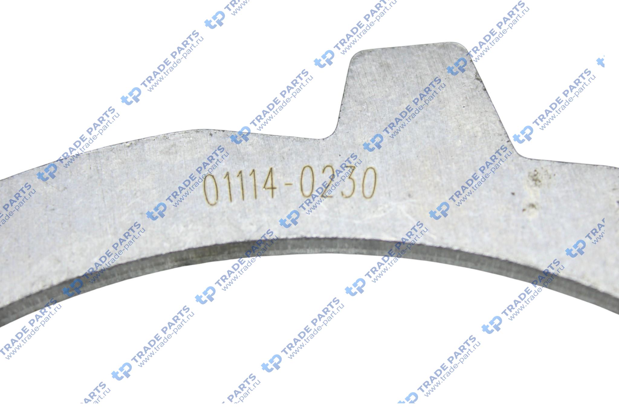 Реальная фотография полукольца коленвала  mc11  200v01114-0230 huatai